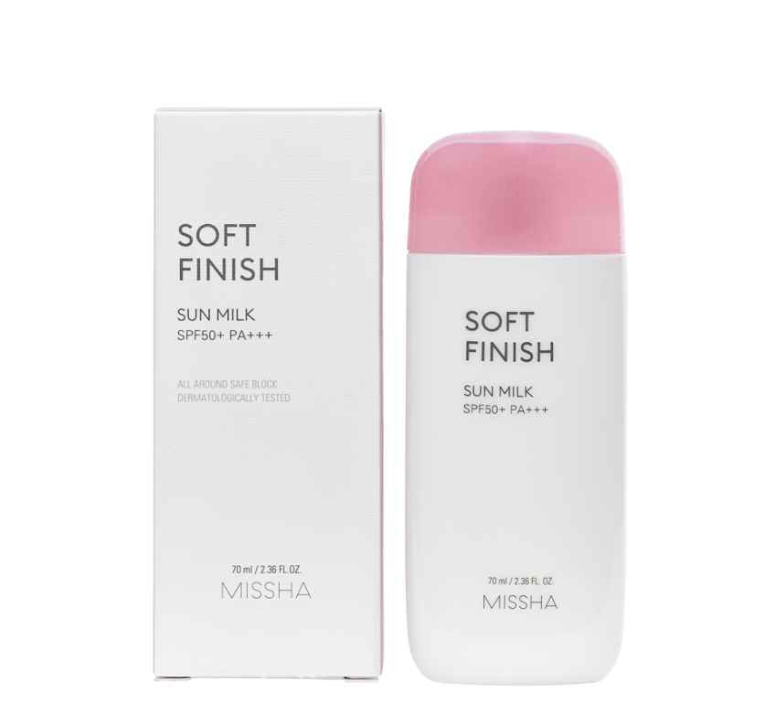 Missha All Around Safe Block Soft Finish Sun Milk SPF50+ Or PA+++ 70ml