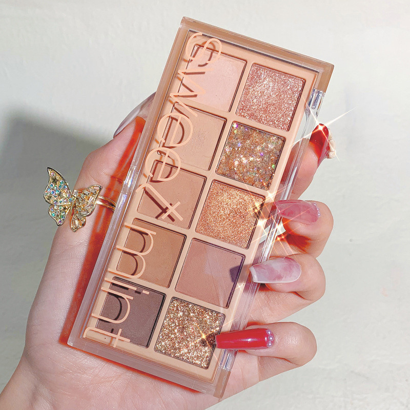 Sweet Mint Ten Color Eye Shadow Palatte