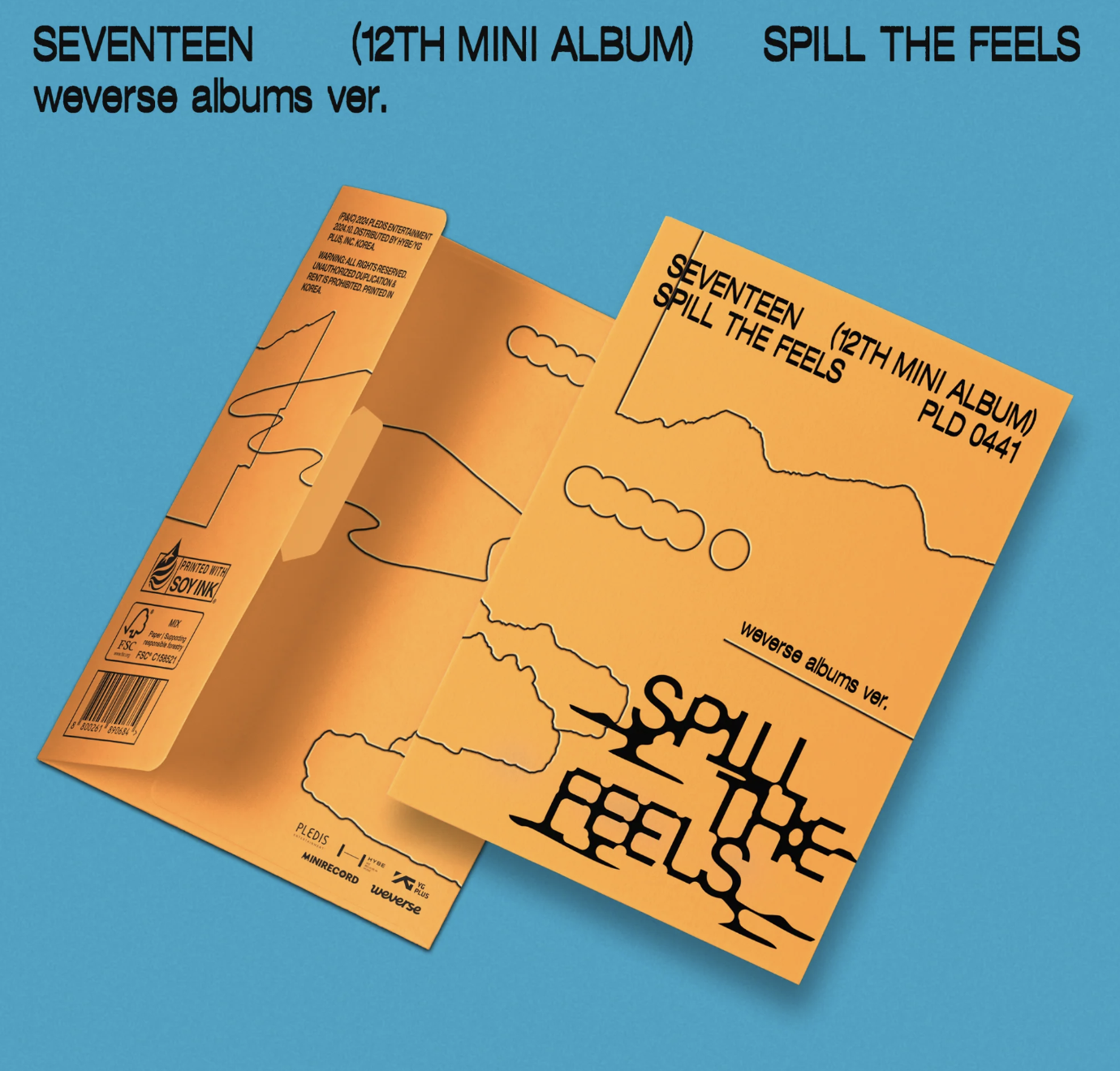 [PRE-ORDER] SEVENTEEN - SPILL THE FEELS 12TH MINI ALBUM WEVERSE ALBUMS VER