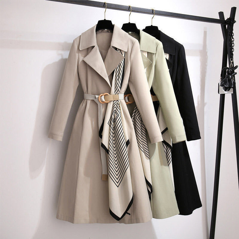 Korean Style Elegant Trench Coats