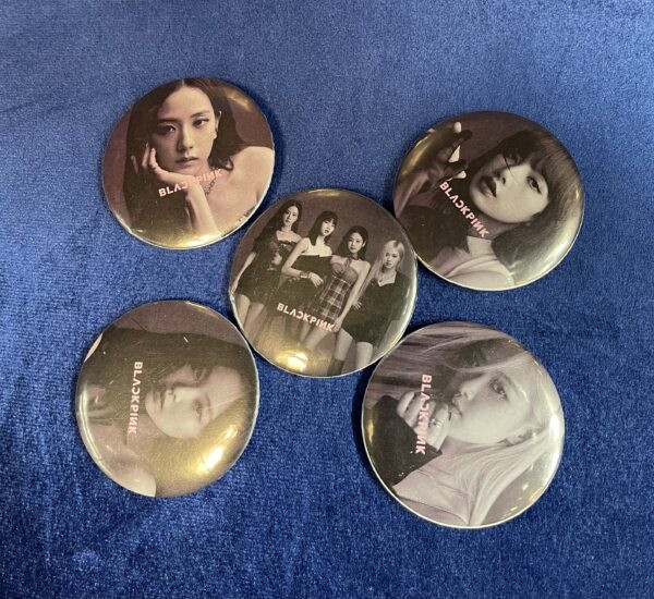 [New Arrival] 5Pcs/Set K-POP BLACKPINK Badge/Brooch