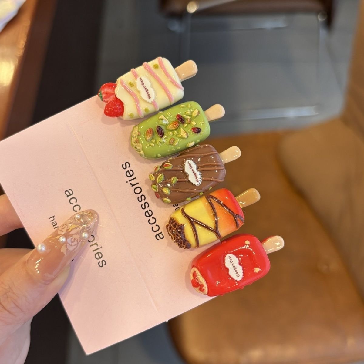 Cute Ice Cream Hairpin