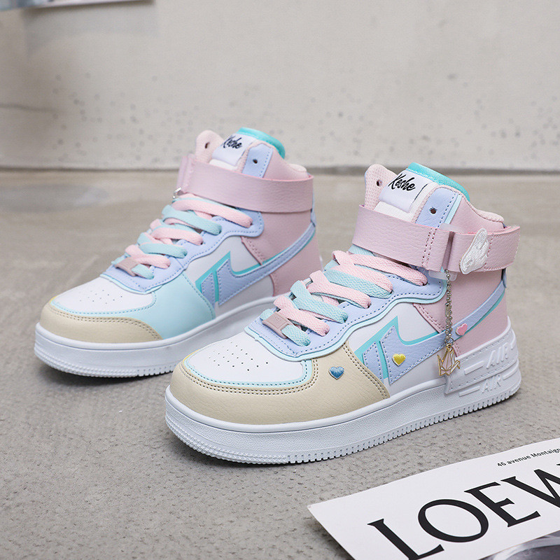 Women's High-Top Fashionable Casual Skate Sports Shoes