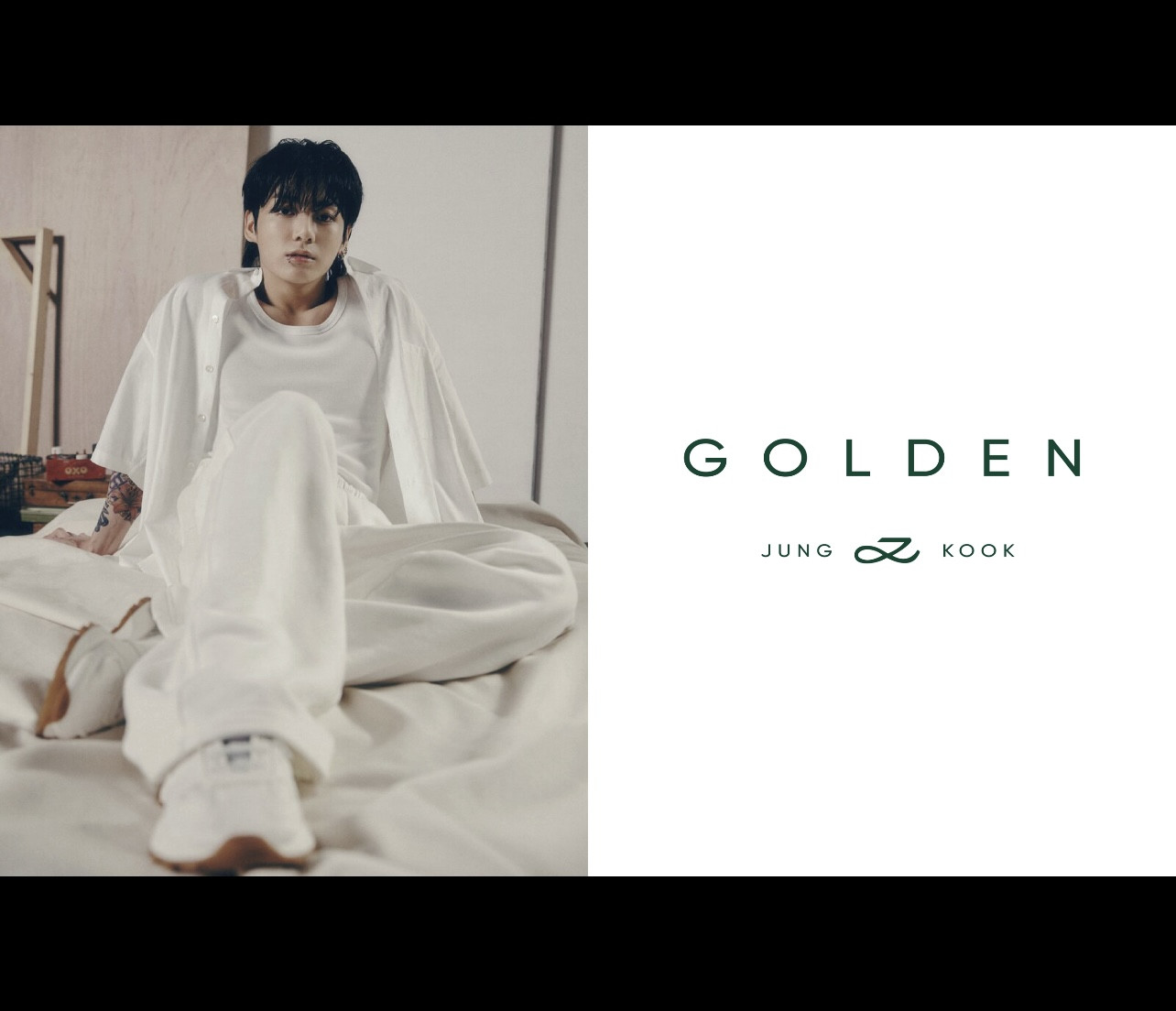 10Pcs/Set JUNGKOOK Golden Photo Concept Mini Poster