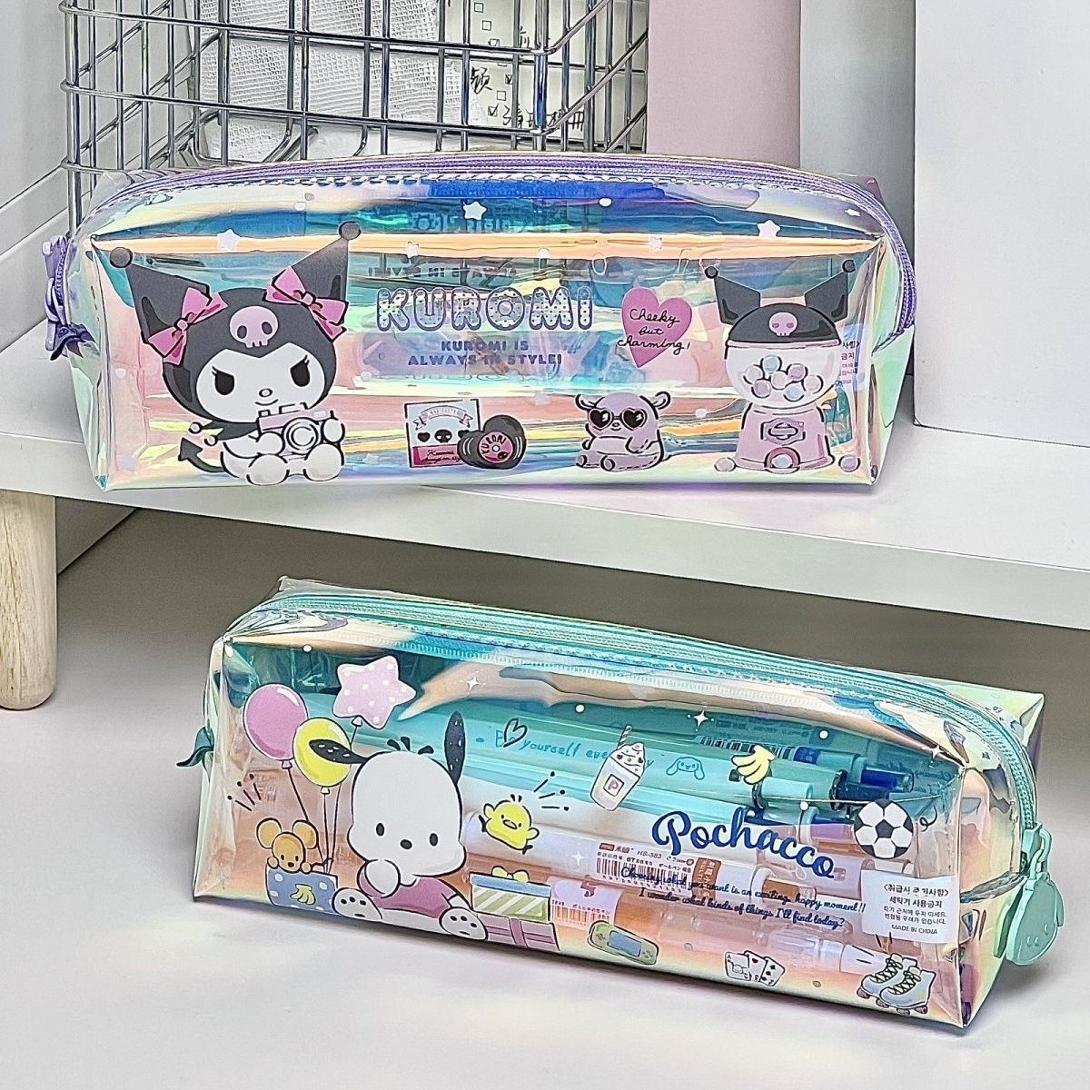 Sanrio Transparent Pencil Storage Bag