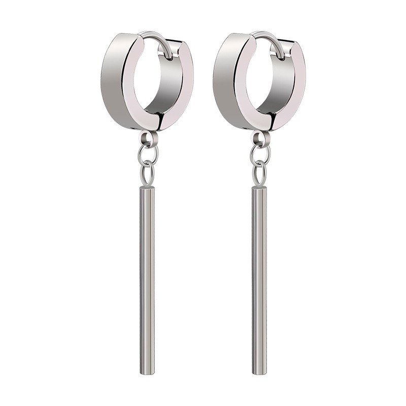 K-POP Hip-Hop Titanium Steel Tassel Earring