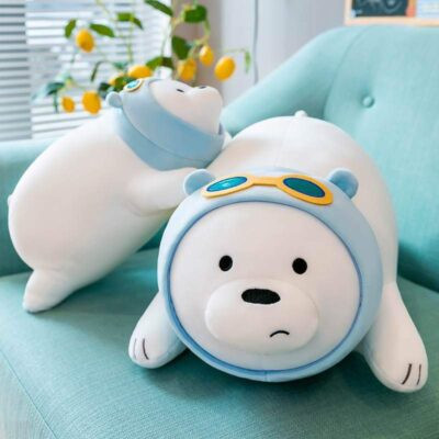 Cute Polar Bear Fluffy Plush Toy Doll