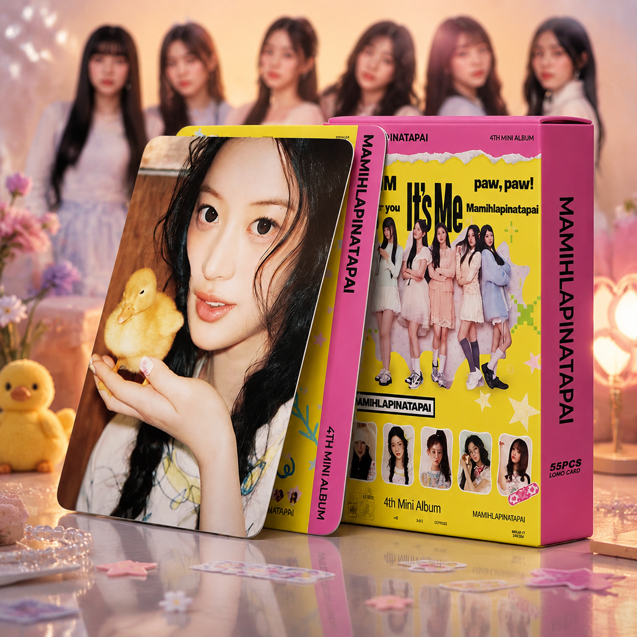 54Pcs/Box ILLIT - MAMIHLAPINATAPAI Concept Photocard/Lomocard