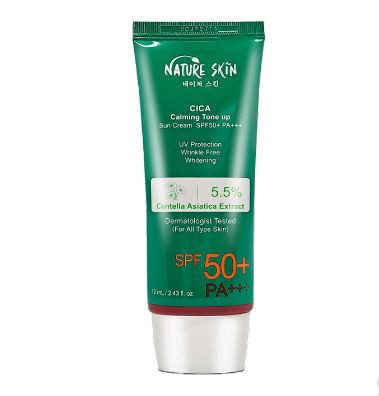 Nature Skin Cica Calming Tone Up Sun Cream SPF50+ PA+++