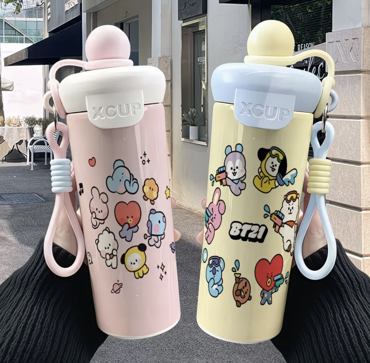 BT21 Double-Layer Stainless Steel Hot & Cold Vacuum Beverage Cup 500ml