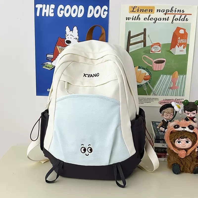 Korean-Style Lightweight Casual Backpack