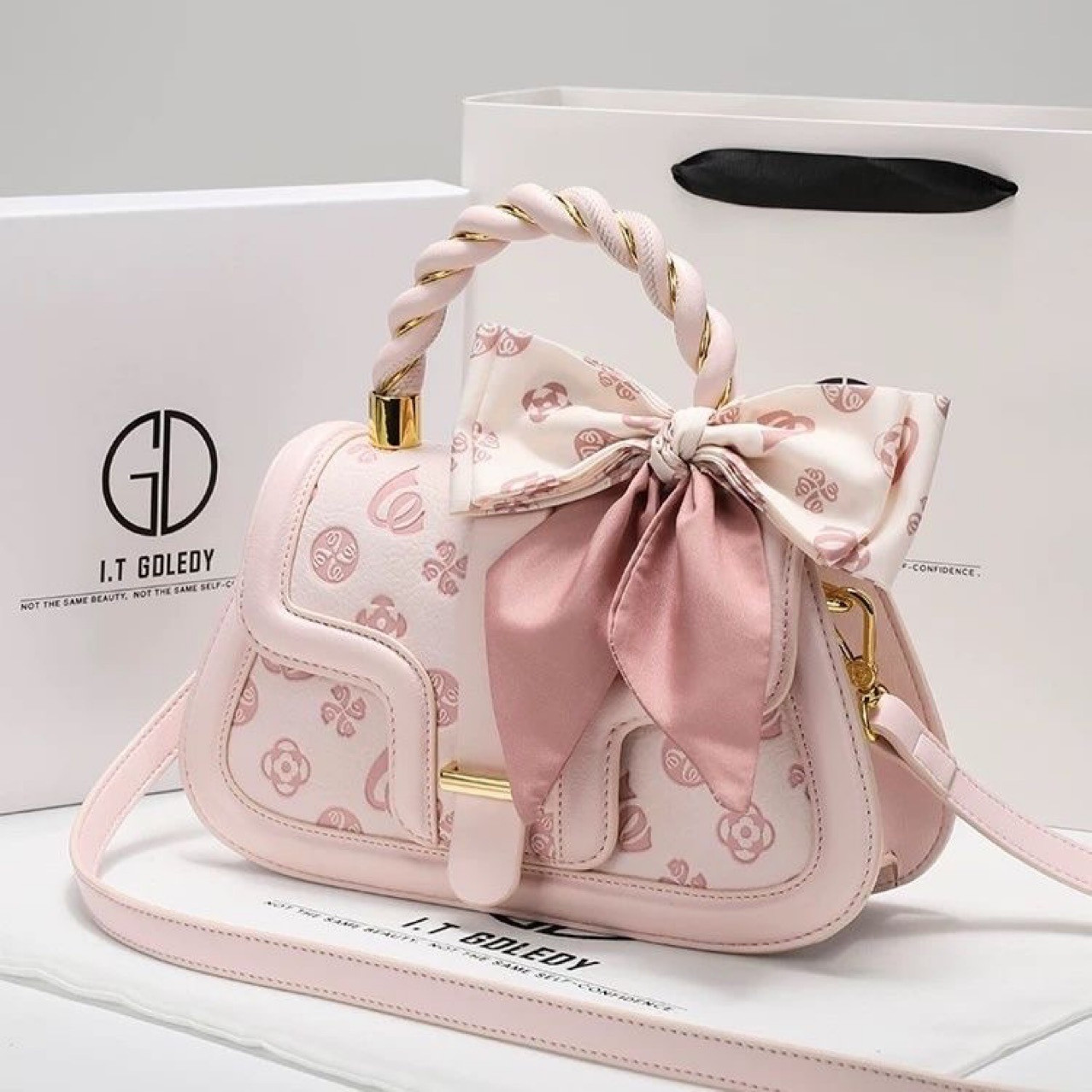 Scarves Decoratio Handheld Luxury Party Handbag