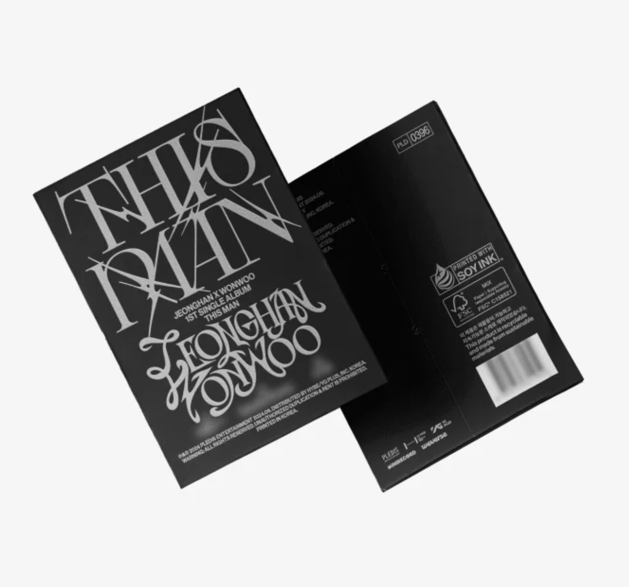 [PRE-ORDER] JEONGHAN X WONWOO - THIS MAN 1ST SINGLE ALBUM WEVERSE ALBUM VER.