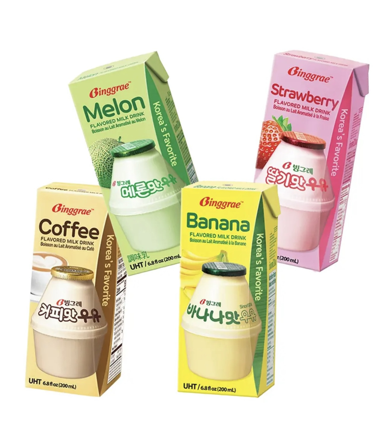 Binggrae Korean Flavored Milk Drink 200ml