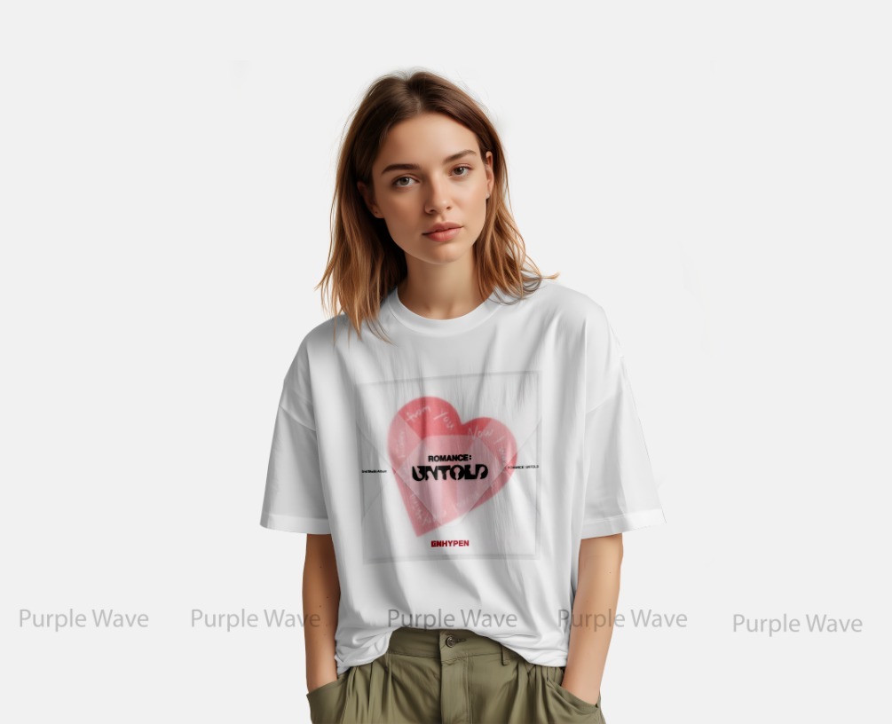 ENHYPEN: ROMANCE UNTOLD PINK HEART CLASSIC T-SHIRT