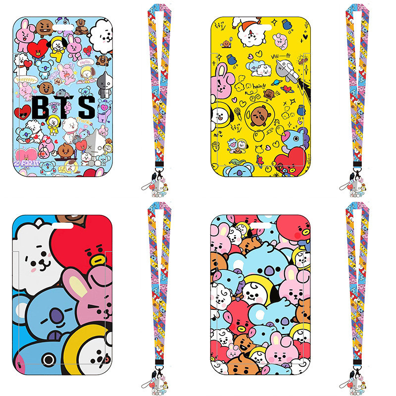 BT21 Photocard Protector Keychain