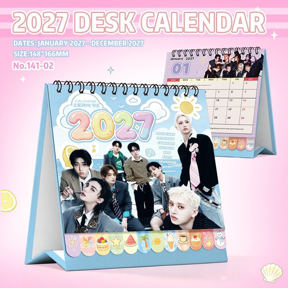 K-POP Desk Calendar 2027