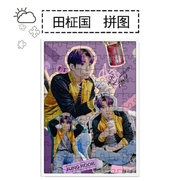 K-POP BTS DECO KIT Concept Puzzle Toys With Photo Frame
