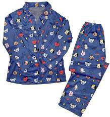 [New Arrival] BT21 All Over Printed Night Suit/Night Dress