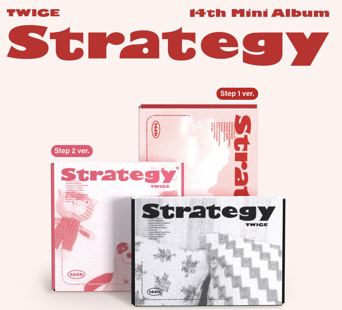 [PRE-ORDER] TWICE - STRATEGY 14TH MINI ALBUM STANDARD VERSION.
