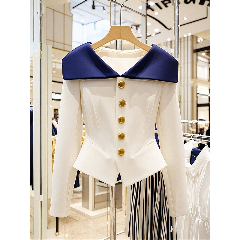 Luxury Korean Winter Temperament Blazer Coat