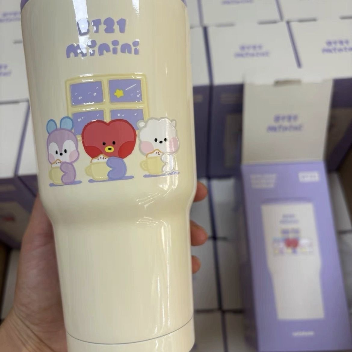BT21 Stainless Steel Vacuum Cup 580ml